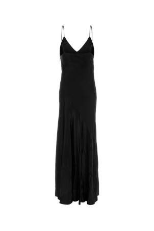 Black satin dress Black ALBERTA FERRETTI (A04226627)