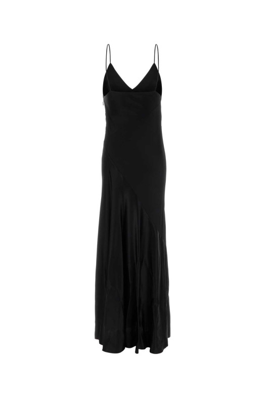 Black satin dress Black ALBERTA FERRETTI (A04226627)