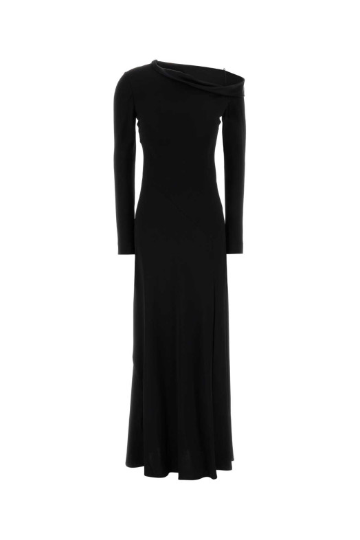 Black crepe long dress ALBERTA FERRETTI (A04236627)