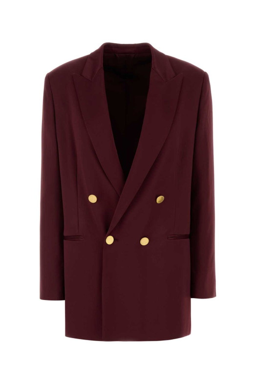 Tyrian purple satin blazer ALBERTA FERRETTI (A05056627)