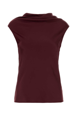 Tyrian purple satin top ALBERTA FERRETTI (A08086627)