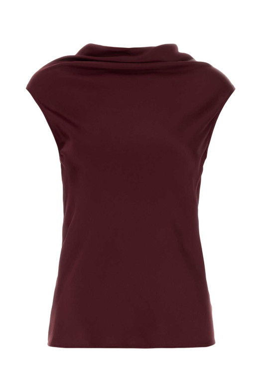 Tyrian purple satin top ALBERTA FERRETTI (A08086627)