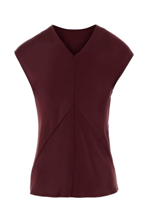 Tyrian purple satin top ALBERTA FERRETTI (A08086627)