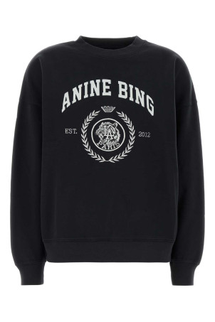 Charcoal cotton sweatshirt ANINE BING (A0812679)