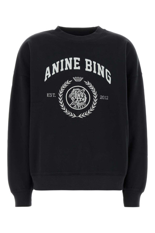 Charcoal cotton sweatshirt ANINE BING (A0812679)
