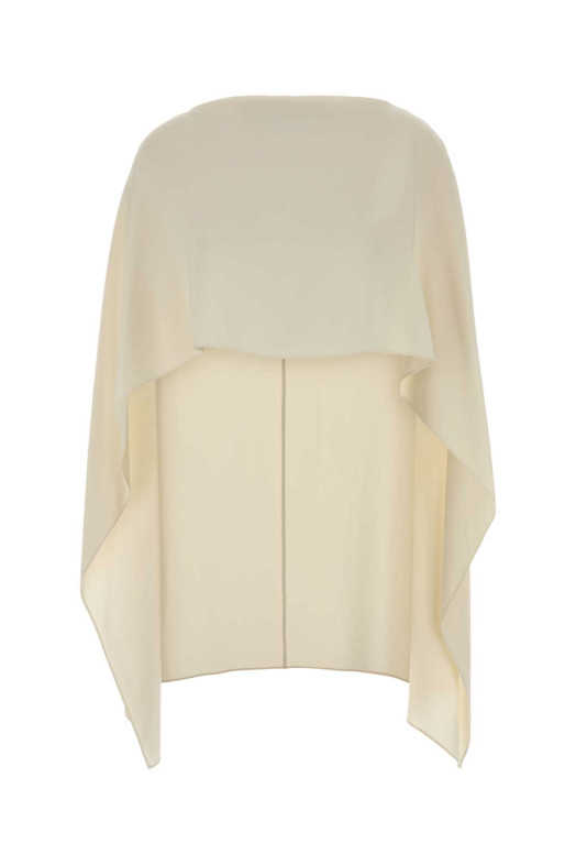 Cream crepe cape ALBERTA FERRETTI (A33026627)