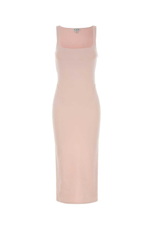 Pastel pink knit dress ALAIA (AA9R3205K295D)