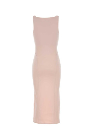 Pastel pink knit dress ALAIA (AA9R3205K295D)
