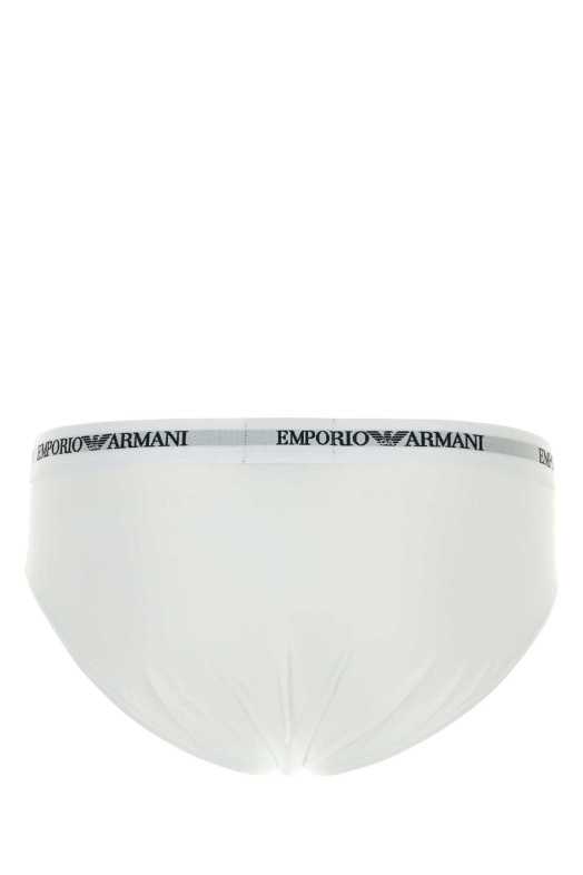 White stretch cotton brief set EMPORIO ARMANI (EM000258AF14132)
