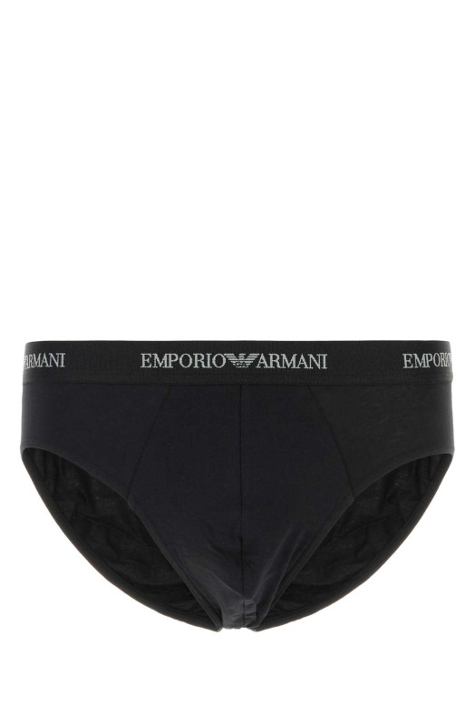Black stretch cotton brief set EMPORIO ARMANI (EM000258AF14132)