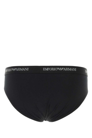 Black stretch cotton brief set EMPORIO ARMANI (EM000258AF14132)