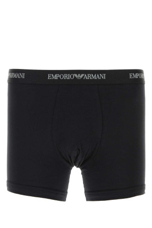 Black stretch cotton boxer set EMPORIO ARMANI (EM000261AF14132)