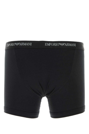 Black stretch cotton boxer set EMPORIO ARMANI (EM000261AF14132)