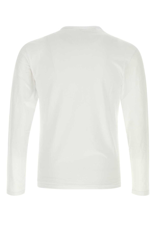 White stretch cotton t-shirt EMPORIO ARMANI (EM000383AF25018)