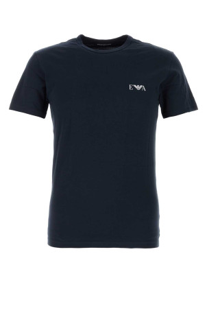 Midnight blue stretch cotton t-shirt set EMPORIO ARMANI (EM001849AF14131)