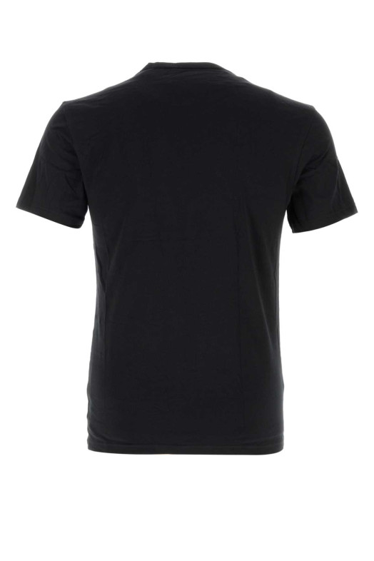 Black stretch cotton t-shirt set EMPORIO ARMANI (EM001849AF25018)