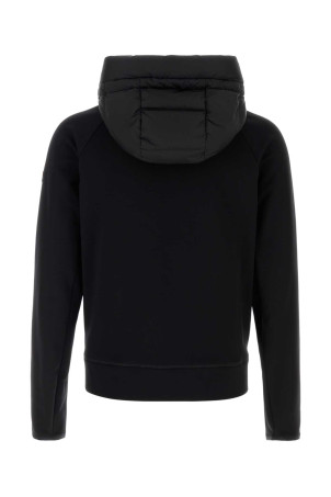 Black stretch pile jacket Black MONCLER GRENOBLE (L20978G00001899IG)