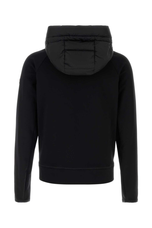 Black stretch pile jacket Black MONCLER GRENOBLE (L20978G00001899IG)