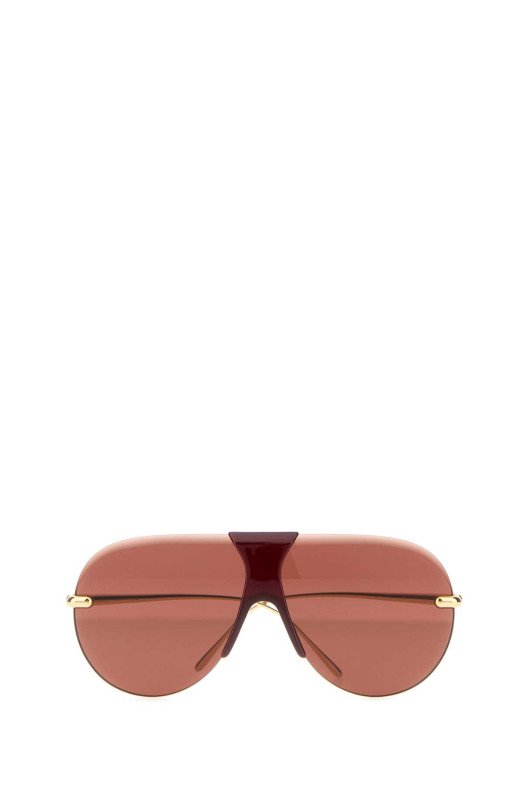Gold metal sunglasses LOEWE (LW40192U)