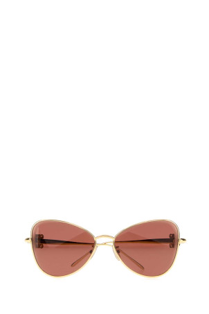 Gold metal sunglasses LOEWE (LW40208U)