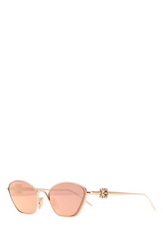 Gold metal sunglasses LOEWE (LW40209U)