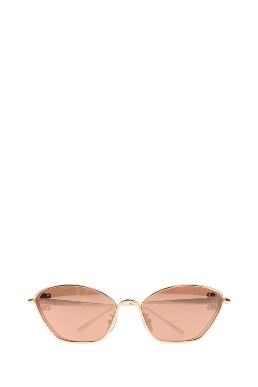 Gold metal sunglasses LOEWE (LW40209U)