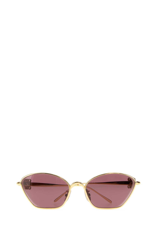 Gold metal sunglasses LOEWE (LW40209U)