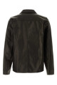 Dark brown leather overshirt OUR LEGACY (M4269PVO)