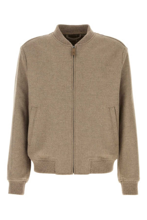 Cappuccino wool blend bomber jacket ETRO (MRBA001699TUBR9)