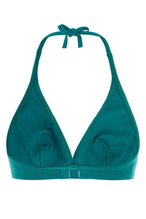 Teal green stretch nylon Gang bikini top ERES (031402)
