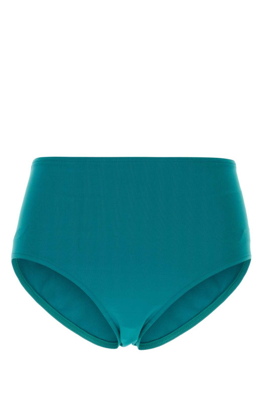 Teal green stretch nylon Remember bikini bottom ERES (042501)