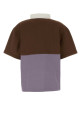 Two-tone cotton polo shirt PRADA (135736SOOO186J)