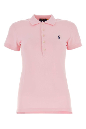 Pink stretch piquet polo shirt Blue POLO RALPH LAUREN (211870245)