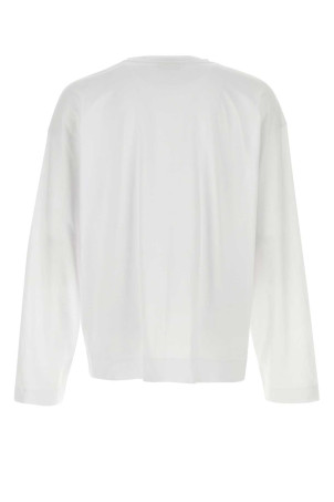 White cotton Hegland t-shirt DRIES VAN NOTEN (2610211123603)