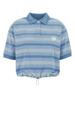 Embroidered piquet polo shirt PRADA (39609SOOO188Q)