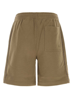 Khaki cotton bermuda shorts BURBERRY (8127604)
