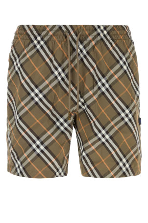 Embroidered nylon swimming shorts BURBERRY (8129668)