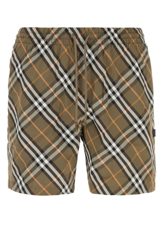 Плавки из нейлона с вышивкой BURBERRY (8129668)