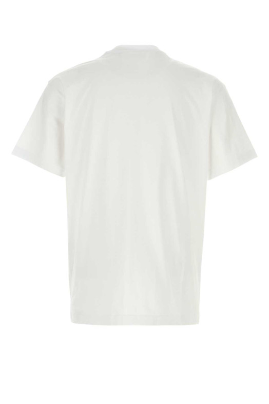 White cotton t-shirt GUCCI (855021XJHOJ)
