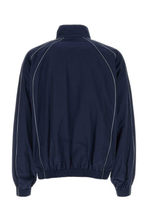 Navy blue cotton and nylon jacket BALENCIAGA (A001YQTPQ38)