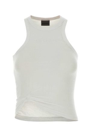 White cotton tank top BALENCIAGA (A009E6TUVB2)