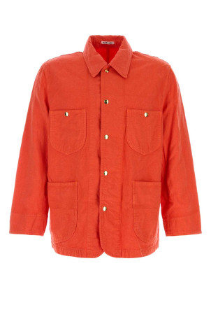 Coral wool blend jacket AURALEE (A26SB01DO)