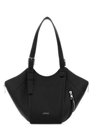 Black leather Hammock Flip handbag Black LOEWE (A538HHBX07)