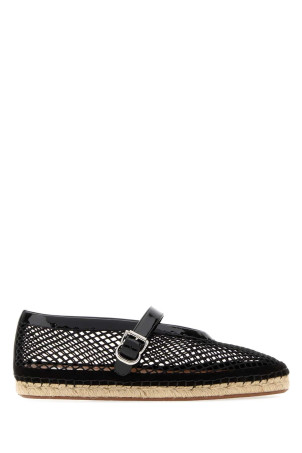 Black mesh espadrilles Black ALAIA (AA3P1002A028)