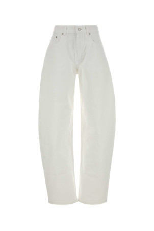 White denim jeans ALAIA (AA9P1280D027D)