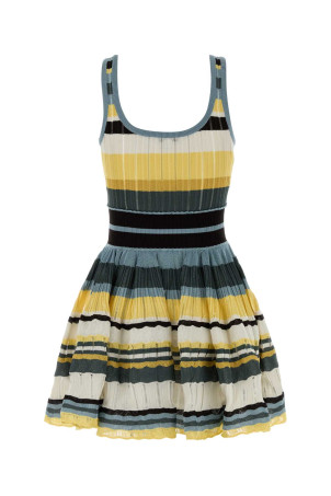 Embroidered viscose mini dress ALAIA (AA9R3100K266D)