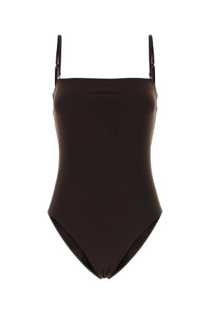 Chocolate stretch nylon swimsuit ALAIA (AA9W0081J105D)