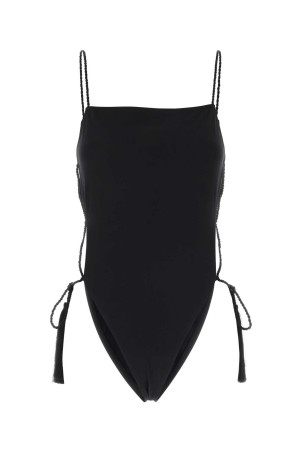 Black stretch nylon swimsuit Black ALAIA (AA9W0086J105D)