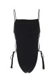Черный купальник из эластичного нейлона ALAIA (AA9W0086J105D)