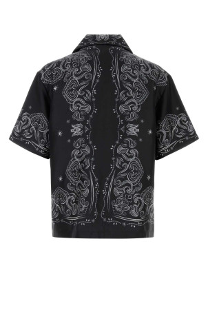 Printed silk shirt Black AMIRI (AMTOSH1049)